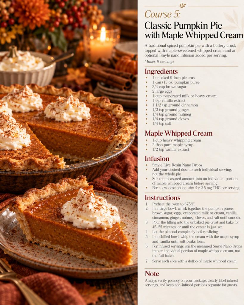 Classic Pumpkin Pie with Maple Whipped Cream