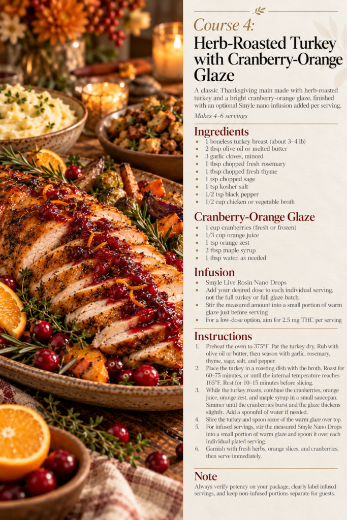Herb-Roasted Turkey with Cranberry-Orange Glaze